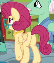 Size: 340x392 | Tagged: safe, screencap, posey shy, pony, flutter brutter, g4, butt, cropped, female, mare, plot