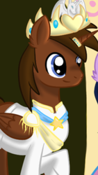 Size: 750x1334 | Tagged: artist needed, safe, oc, oc only, oc:courageous heart, alicorn, pony, solo