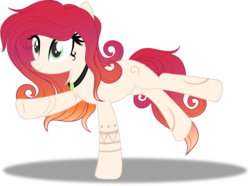 Size: 740x552 | Tagged: safe, artist:weekendroses, oc, oc only, oc:kasai, pony, collar, simple background, solo, transparent background