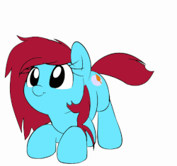 Size: 560x526 | Tagged: safe, artist:acersiii, artist:poprox101, edit, oc, oc only, oc:autumn moon, pegasus, pony, g4, animated, behaving like a dog, butt shake, cute, face down ass up, female, frame by frame, gif, happy, looking up, mare, ocbetes, recolor, simple background, smiling, solo, tail wag, tiny wag, weapons-grade cute, white background