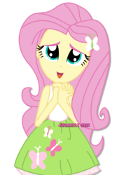 Size: 1600x2263 | Tagged: safe, artist:jucamovi1992, fluttershy, equestria girls, g4, female, simple background, solo, transparent background, vector, watermark