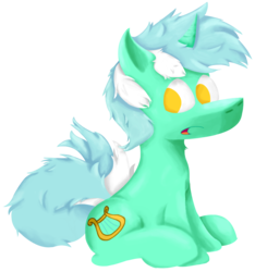 Size: 4203x4496 | Tagged: safe, artist:vinylvortex, lyra heartstrings, pony, unicorn, g4, absurd file size, absurd resolution, female, mare, simple background, sitting, solo, transparent background