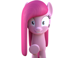 Size: 1600x1200 | Tagged: safe, artist:melodismol, pinkie pie, earth pony, pony, g4, 3d, blender, crazy face, faic, female, insanity, pinkamena diane pie, simple background, solo, transparent background