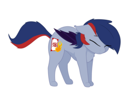Size: 1800x1286 | Tagged: safe, artist:captainpudgemuffin, artist:sevenfates, edit, oc, oc only, oc:evening script, bat pony, cat, pony, behaving like a cat, chest fluff, cute, eyes closed, fluffy, simple background, solo, stretching, transparent background