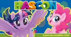 Size: 1200x630 | Tagged: safe, pinkie pie, twilight sparkle, alicorn, pony, g4, my little pony: the movie, hascon, twilight sparkle (alicorn)