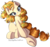 Size: 2200x2070 | Tagged: safe, artist:chaosangeldesu, pear butter, earth pony, pony, g4, the perfect pear, commission, cute, female, flower, flower in hair, high res, mare, pearabetes, simple background, smiling, solo, transparent background