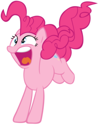 Size: 1500x1898 | Tagged: safe, artist:xxthehtfgodxx, pinkie pie, earth pony, pony, g4, ponk, simple background, transparent background, vector