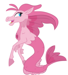 Size: 900x1000 | Tagged: dead source, safe, artist:wubcakeva, oc, oc only, oc:contralto, siren, fangs, female, simple background, solo, transparent background