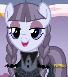 Size: 946x1065 | Tagged: safe, screencap, inky rose, pegasus, pony, g4, honest apple, clothes, cropped, cute, discovery family logo, female, inkabetes, mare, smiling, solo, when she smiles