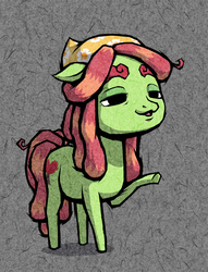 Size: 764x1000 | Tagged: safe, artist:dalapony, tree hugger, earth pony, pony, g4, female, mare, solo, style emulation, the legend of zelda, the legend of zelda: the wind waker