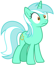 Size: 5204x6233 | Tagged: safe, artist:parclytaxel, artist:timeymarey007, lyra heartstrings, pony, unicorn, g4, rock solid friendship, .svg available, absurd resolution, female, frown, mare, simple background, solo, transparent background, vector, wide eyes
