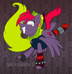 Size: 1752x1790 | Tagged: safe, artist:foxbeast, pony, crossover, demencia, ponified, solo, villainous