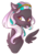 Size: 1742x1990 | Tagged: safe, artist:erinartista, oc, oc only, oc:wendy mcwonder, pegasus, pony, bust, female, floating wings, mare, portrait, simple background, solo, tongue out, transparent background