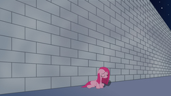 Size: 1280x720 | Tagged: safe, artist:dgaribalde, pinkie pie, earth pony, pony, g4, female, pink floyd, pinkamena diane pie, solo, the trial, the wall