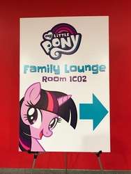 Size: 1200x1600 | Tagged: safe, twilight sparkle, pony, equestria daily, g4, bookcon, my little pony logo, spoilers in description