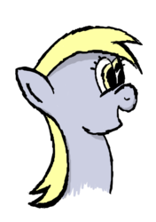 Size: 466x663 | Tagged: safe, artist:sollace, derpy hooves, pony, g4, drawing, female, open mouth, simple background, solo, white background