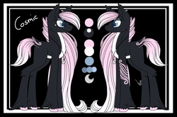 Size: 1816x1202 | Tagged: safe, artist:inspiredpixels, oc, oc only, oc:cosmic, earth pony, pony, female, mare, reference sheet, solo