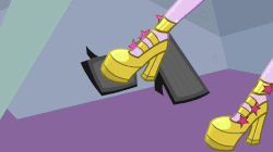 Size: 924x519 | Tagged: safe, edit, edited screencap, screencap, sci-twi, twilight sparkle, dance magic, equestria girls, equestria girls specials, g4, animated, clothes, cropped, driving, feet, foot focus, gif, high heels, legs, pedal, pictures of legs, platform shoes, shoes, solo