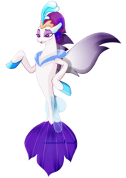 Size: 1600x2263 | Tagged: safe, artist:jucamovi1992, queen novo, seapony (g4), g4, my little pony: the movie, female, simple background, smiling, solo, transparent background, vector