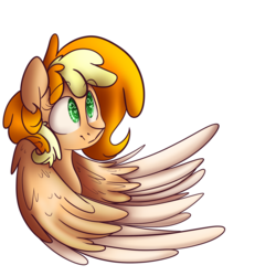 Size: 2048x2048 | Tagged: safe, artist:vanillashineart, oc, oc only, oc:chickpea, pegasus, pony, female, heart eyes, high res, mare, simple background, solo, transparent background, wingding eyes