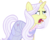 Size: 5477x4341 | Tagged: safe, artist:frownfactory, lily lace, pony, unicorn, g4, honest apple, my little pony: friendship is magic, absurd resolution, clothes, derp, dress, female, literally, poo brain, see-through, simple background, solo, tongue out, transparent background, vector