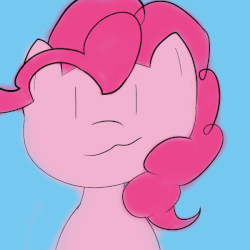 Size: 600x600 | Tagged: safe, artist:brsajo, pinkie pie, earth pony, pony, g4, :3, :o, animated, female, frame by frame, gif, looking at you, open mouth, simple background, solo