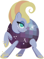 Size: 3468x4606 | Tagged: safe, artist:frownfactory, pony, g4, honest apple, disco ball, disco ball (character), high res, simple background, solo, transparent background, vector