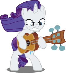 Size: 4502x5000 | Tagged: safe, artist:dashiesparkle, rarity, pony, g4, honest apple, .svg available, absurd resolution, bipedal, female, guitar, guitarity, musical instrument, simple background, solo, transparent background, vector