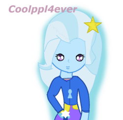 Size: 642x630 | Tagged: safe, artist:coolppl4ever, trixie, equestria girls, g4, female, simple background, solo, transparent background