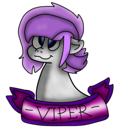 Size: 2200x2347 | Tagged: safe, artist:h0rnycorn, oc, oc only, oc:viper, pony, high res, simple background, solo, transparent background