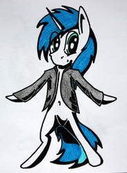 Size: 2308x3152 | Tagged: safe, artist:bumskuchen, oc, oc only, oc:shifting gear, pony, bipedal, clothes, high res, looking at you, simple background, solo, standing, traditional art, white background