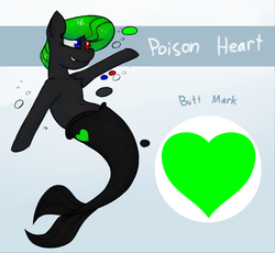 Size: 2065x1897 | Tagged: safe, artist:marsminer, oc, oc only, oc:poison heart, pony, reference sheet, solo
