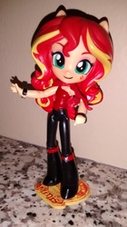 Size: 1456x2592 | Tagged: safe, artist:artking3000, sunset shimmer, equestria girls, g4, doll, equestria girls minis, irl, modified, outfit, photo, toy