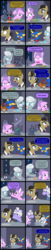 Size: 2000x9846 | Tagged: safe, artist:magerblutooth, diamond tiara, filthy rich, randolph, silver spoon, oc, oc:dazzle, oc:handy dandy, cat, earth pony, imp, pony, comic:diamond and dazzle, g4, absurd resolution, comic, dinner, drink, eating, female, filly, foal, food, male, slurp, stallion, tongue out, vector