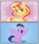 Size: 5483x6267 | Tagged: safe, artist:sugar-loop, edit, edited screencap, sunset shimmer, twilight sparkle, alicorn, pony, unicorn, g4, simple ways, absurd resolution, blushing, electrocardiogram, female, floppy ears, lesbian, mare, ship:sunsetsparkle, shipping, spread wings, twilight sparkle (alicorn), wingboner, wings