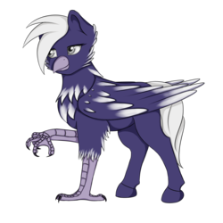 Size: 2000x2000 | Tagged: safe, artist:heniek, oc, oc only, classical hippogriff, hippogriff, high res, simple background, solo, transparent background