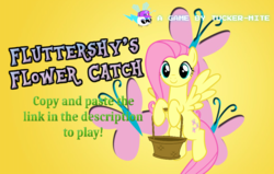 Size: 980x622 | Tagged: safe, artist:trini-mite, fluttershy, oc, oc:tucker-mite, pony, twittermite, g4, basket, game, link