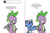 Size: 1204x800 | Tagged: safe, artist:dekomaru, spike, oc, oc:nebula, dragon, pony, tumblr:ask twixie, g4, baby, baby pony, colt, comic, magical lesbian spawn, male, offspring, parent:trixie, parent:twilight sparkle, parents:twixie