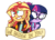 Size: 1378x999 | Tagged: safe, artist:psychodiamondstar, sci-twi, sunset shimmer, twilight sparkle, equestria girls, g4, clothes, duo, glasses, jacket, motivational, positive ponies, shirt, simple background, smiling, transparent background