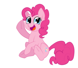 Size: 3769x3289 | Tagged: safe, artist:catlover1672, pinkie pie, earth pony, pony, g4, female, heart eyes, high res, mare, simple background, solo, transparent background, wingding eyes