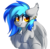 Size: 1028x1000 | Tagged: safe, artist:gicme, oc, oc only, oc:coldfire, bat pony, hybrid, pegabat, pegasus, pony, cute, ear piercing, fangs, piercing, simple background, solo, transparent background, wings