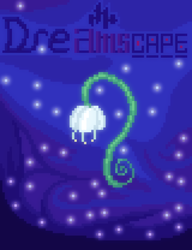 Size: 480x624 | Tagged: safe, artist:lightspeeed, pony, fanfic:dreamscape, abstract background, fanfic, fanfic art, fanfic cover, flower, no pony, pixel art