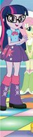 Size: 48x194 | Tagged: safe, screencap, fluttershy, twilight sparkle, equestria girls, equestria girls specials, g4, my little pony equestria girls: dance magic, boots, clothes, cropped, error, female, glasses, i can't believe it's not sci-twi, picture for breezies, skirt, smiling, twilight sparkle (alicorn)