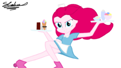 Size: 1280x720 | Tagged: safe, pinkie pie, equestria girls, g4, doll, equestria girls minis, female, skates, toy