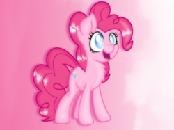 Size: 2732x2048 | Tagged: safe, artist:prismaticstars, pinkie pie, earth pony, pony, g4, colored pupils, female, happy, high res, solo, vector