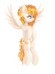 Size: 1125x1500 | Tagged: safe, artist:nihithebrony, oc, oc only, oc:summer solair, pegasus, pony, female, mare, simple background, smiling, solo, transparent background