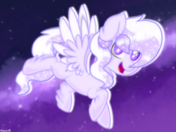 Size: 2732x2048 | Tagged: safe, artist:prismaticstars, oc, oc only, oc:starstorm slumber, pegasus, pony, high res, solo, space