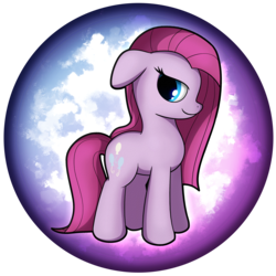 Size: 2539x2539 | Tagged: safe, artist:flamevulture17, pinkie pie, earth pony, pony, g4, commission, female, high res, mare, orb, pinkamena diane pie, solo