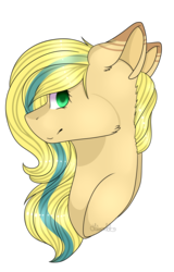 Size: 1525x2389 | Tagged: safe, artist:crazllana, oc, oc only, oc:ashley, earth pony, pony, bust, female, mare, portrait, simple background, solo, transparent background