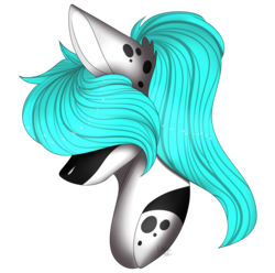 Size: 2849x2823 | Tagged: safe, artist:crazllana, oc, oc only, earth pony, pony, bust, hair over eyes, high res, portrait, simple background, solo, transparent background